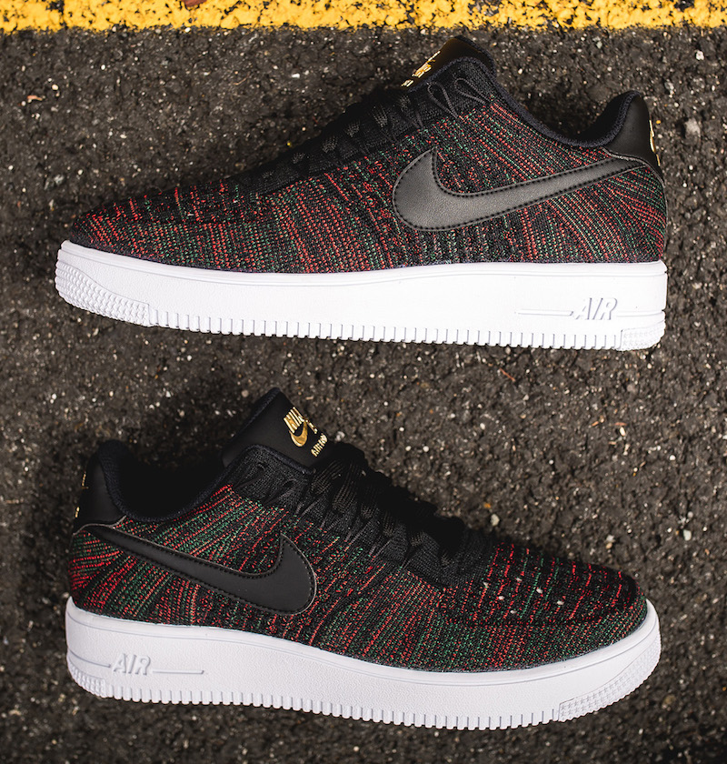 nike air force 1 low flyknit burgundy