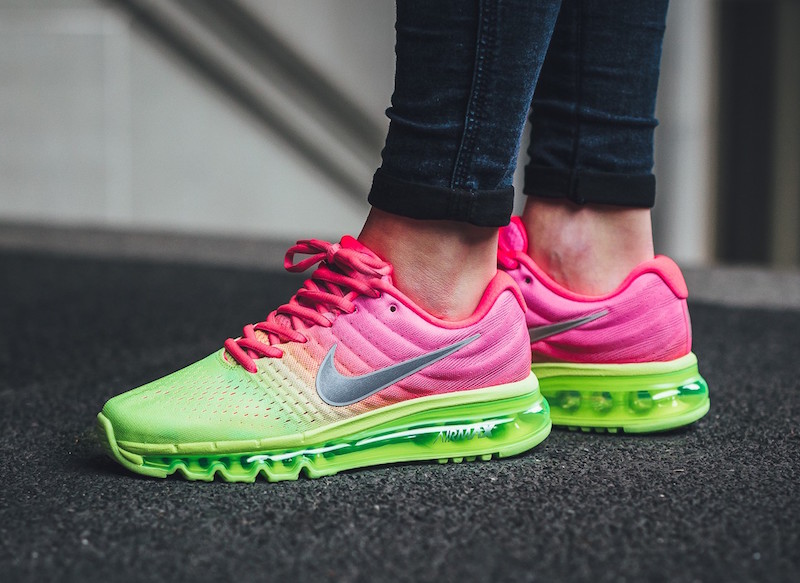 Nike Air Max 2017 Racer Pink Ghost Green