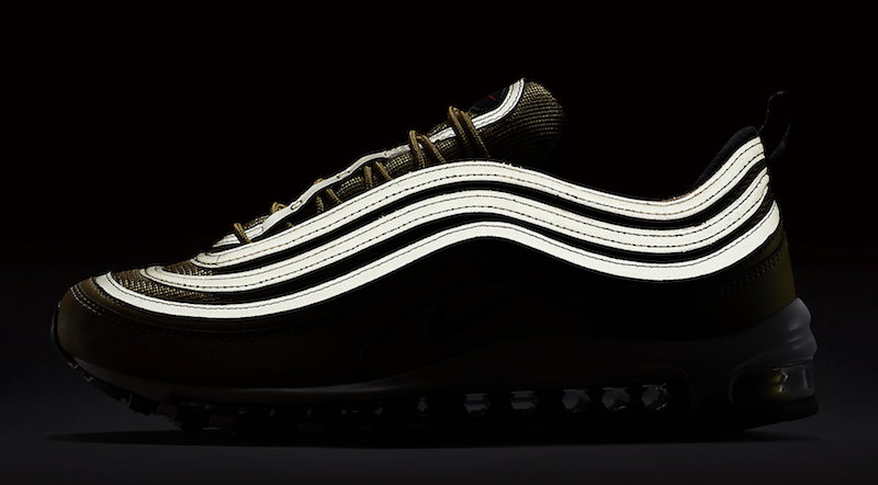 Nike Air Max 97 Metallic Gold 884421-700 Release Date 3M Reflective