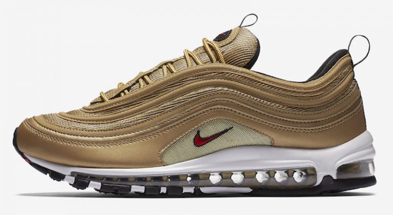 navy blue and gold air max 97