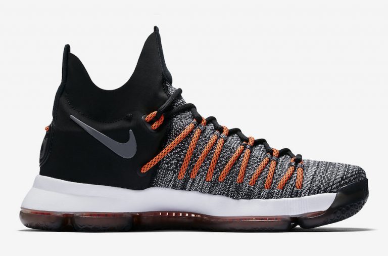 kd 9 elite dark grey hyper orange