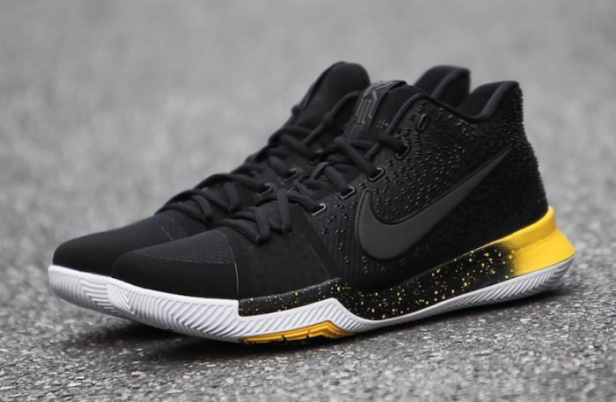 kyrie 3 black and yellow