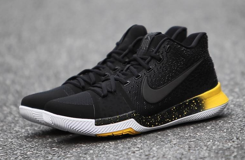Nike Kyrie 3 Black Varsity Maize Yellow 852396-901 Release Date