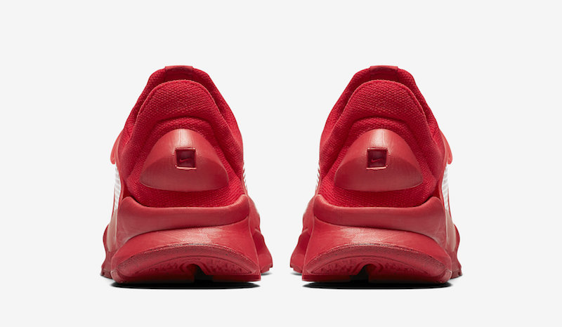 Nike Sock Dart Triple Red 819686-600 Heel