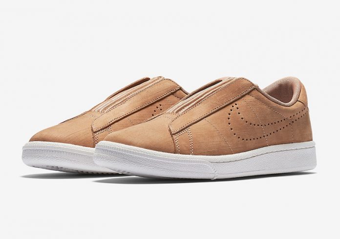 nike leather slip on sneakers