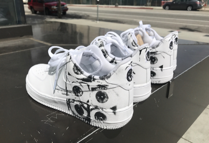air force 1 supreme x comme des garcons