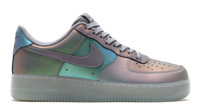 Nike Air Force 1 07 LV8 Iridescent Pack Release Date Anthracite 