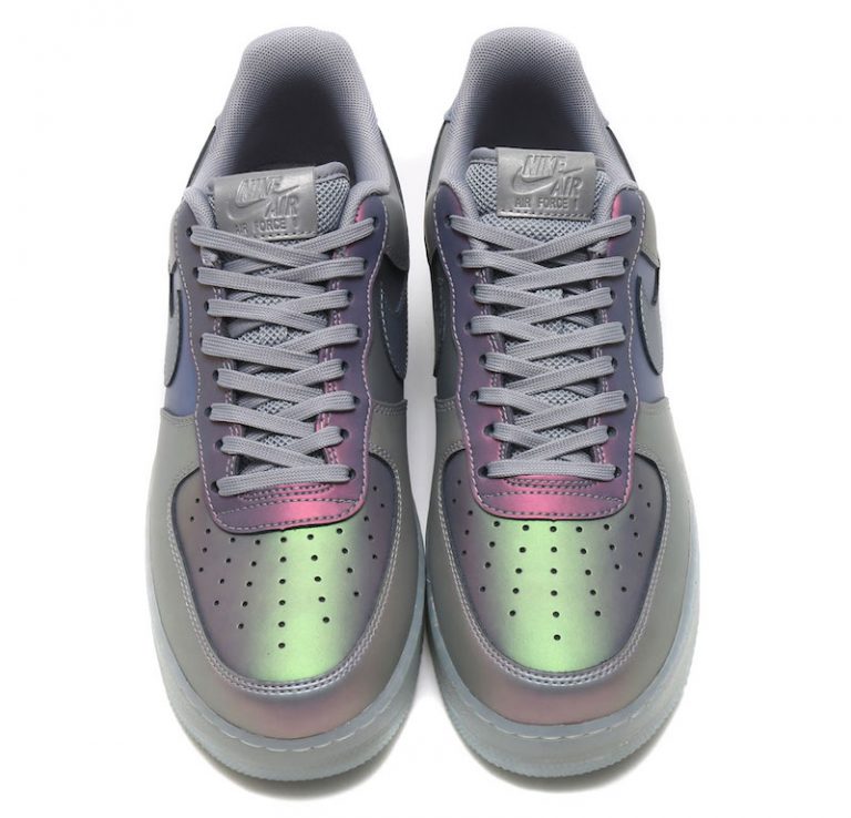 nike air force 1 lv8 iridescent white