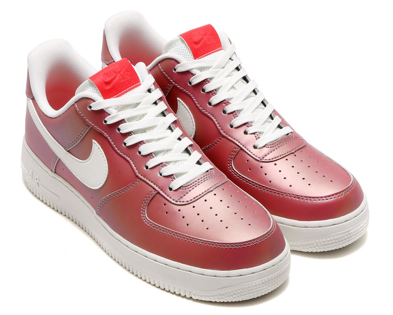 Nike Air Force 1 07 LV8 Iridescent Pack Release Date Track Red