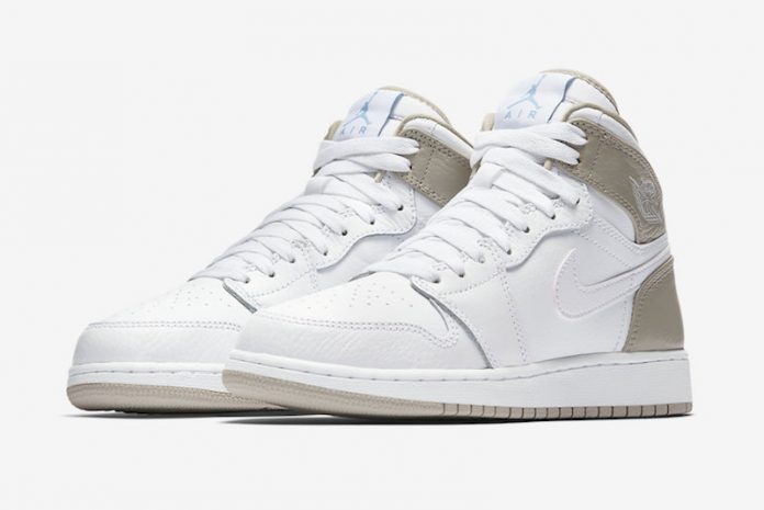 Linen Air Jordan 1 Light Sand Kids 332148-116