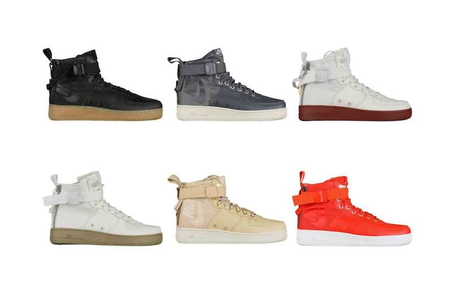 Seven Upcoming Nike SF Air Force 1 Mid Colorways