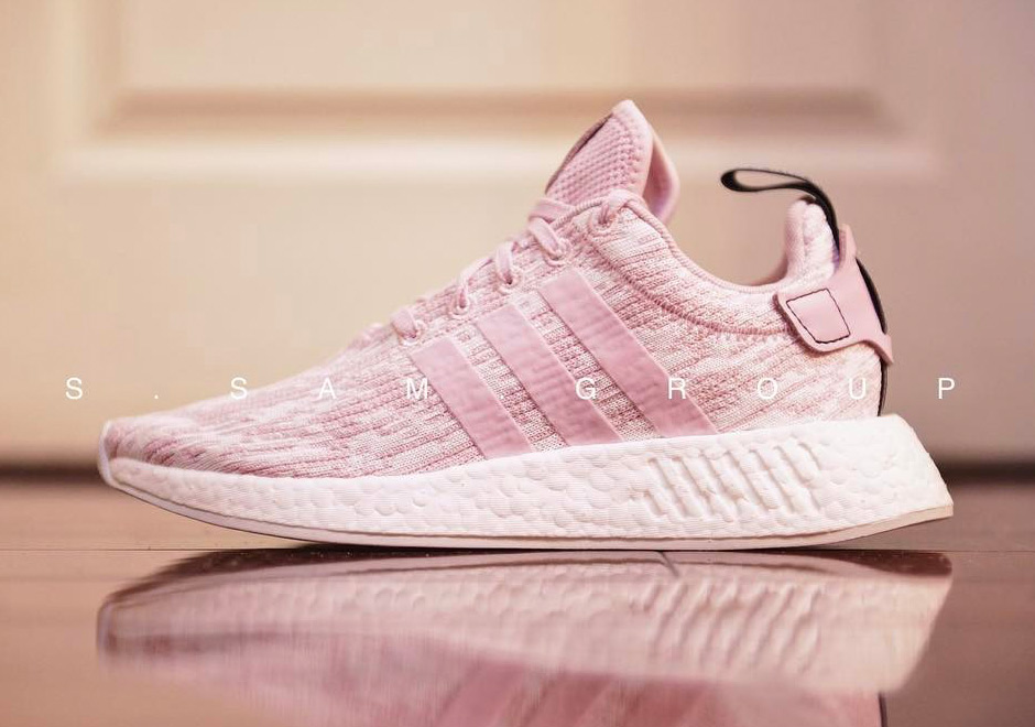 adidas NMD R2 Pink White Release Date 