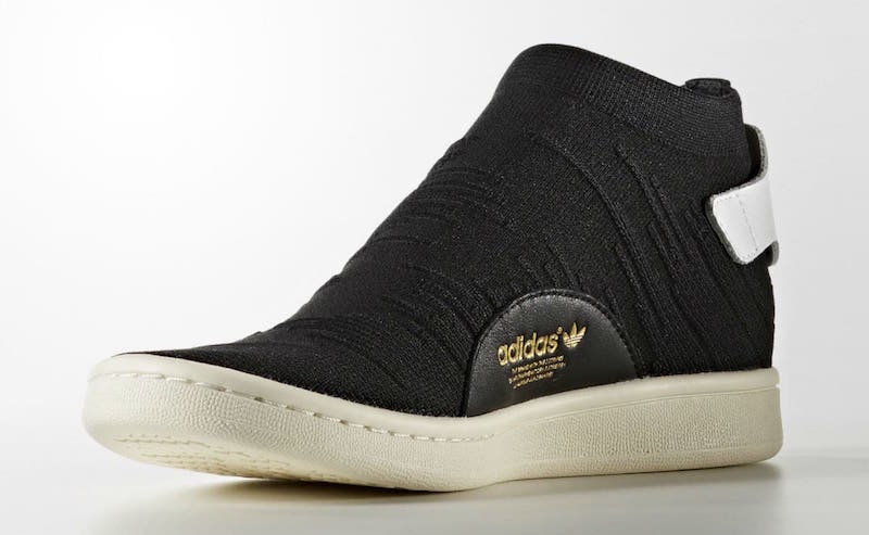 adidas Stan Smith Sock Primeknit Black Medial Side