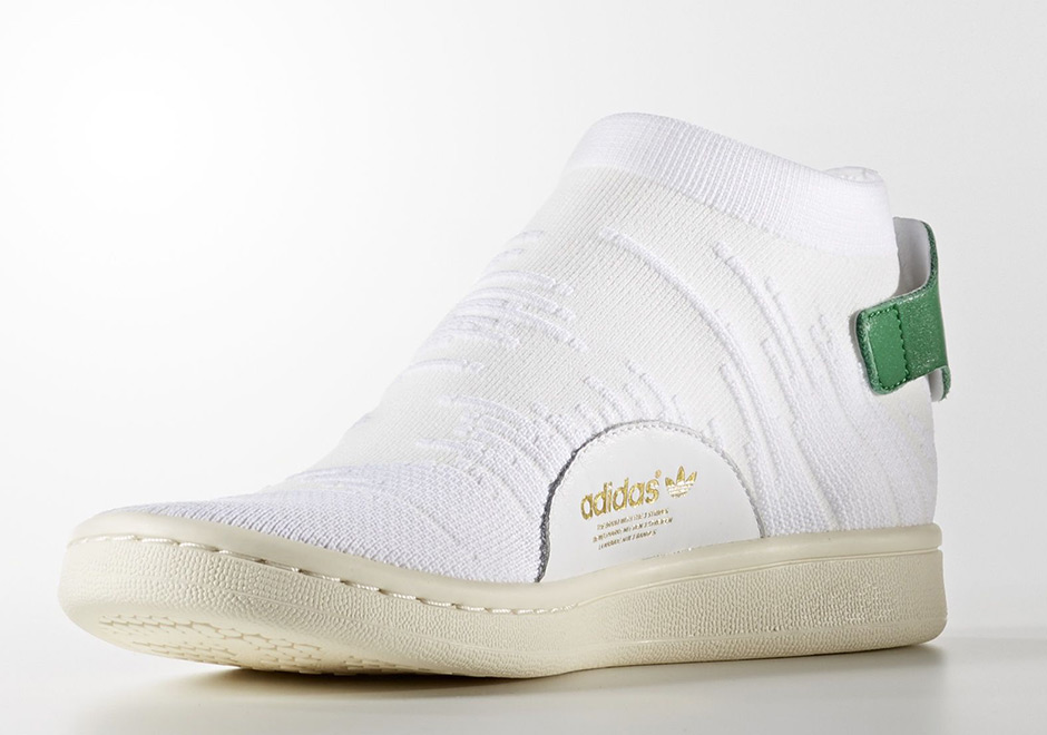 adidas Stan Smith Sock Primeknit BY9252 White Green