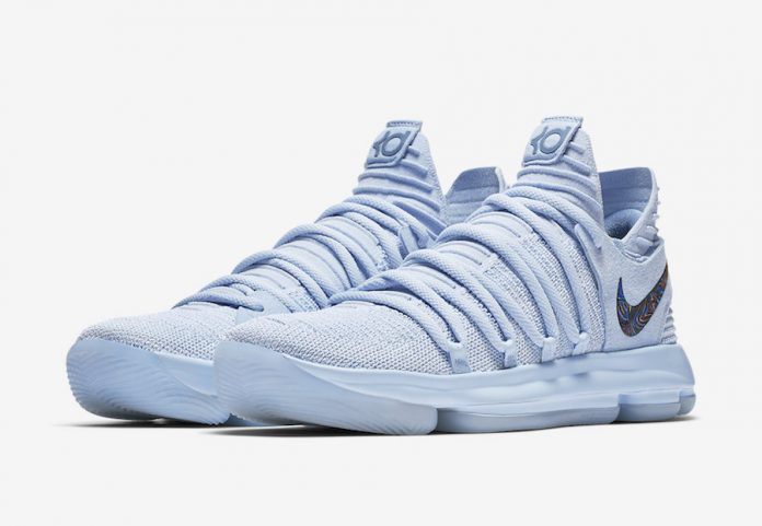 pg shoes 3 custom Sneaker Release Faint  Blue Nike Date  10 Anniversary KD