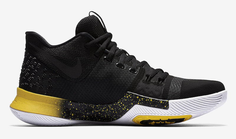Nike Kyrie 3 Black Yellow 852395-901 Release Date