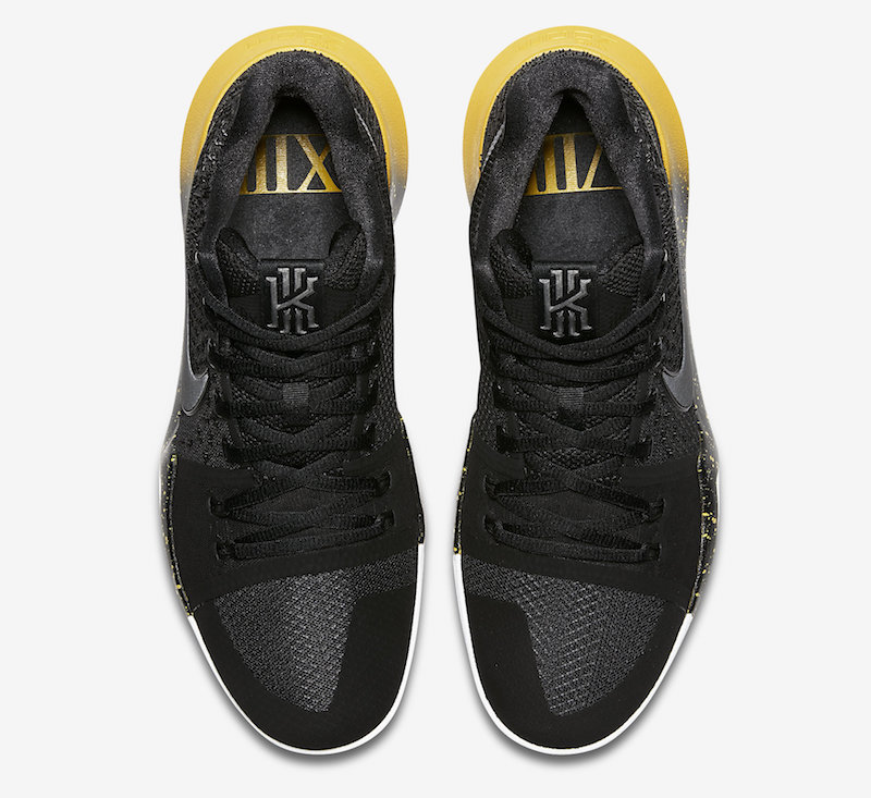 Nike Kyrie 3 Black Yellow 852395-901 Release Date