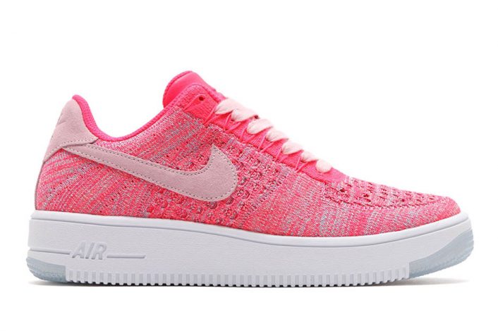 nike air force 1 flyknit mens pink