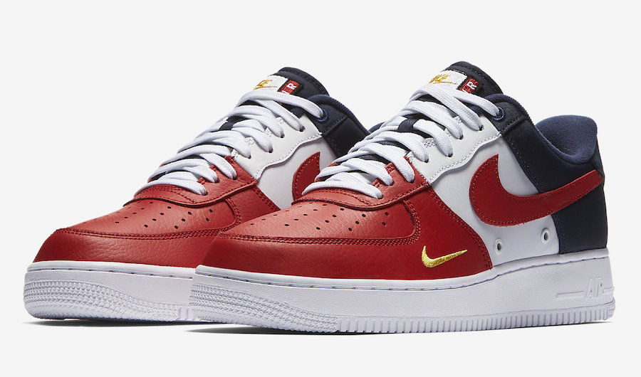 nike air force 2017 red