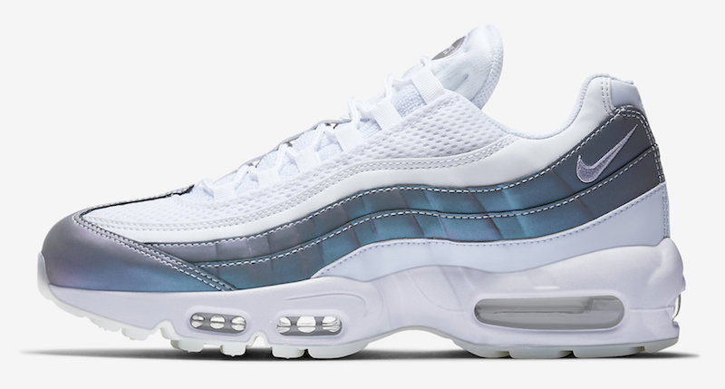 Nike Air Max 95 Iridescent Color Shift White Ice Sole