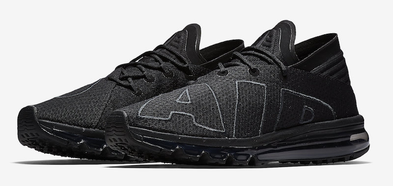 nike air max flair black and white