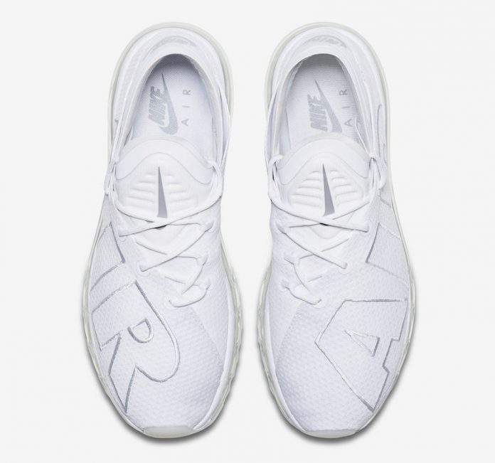 nike air max flair triple white