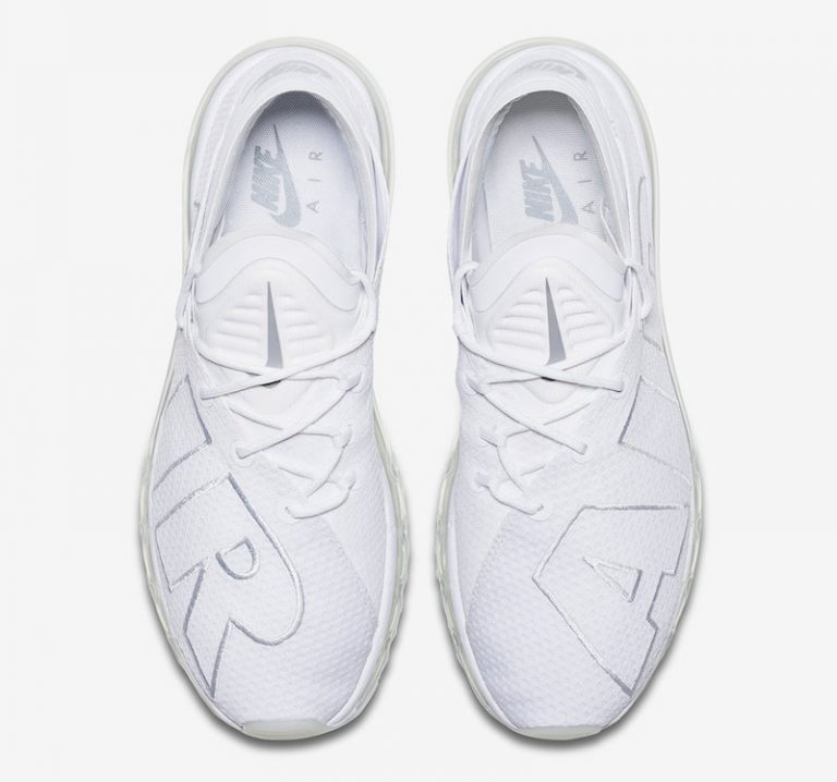 nike air max flair triple white