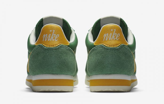 nike cortez oregon green