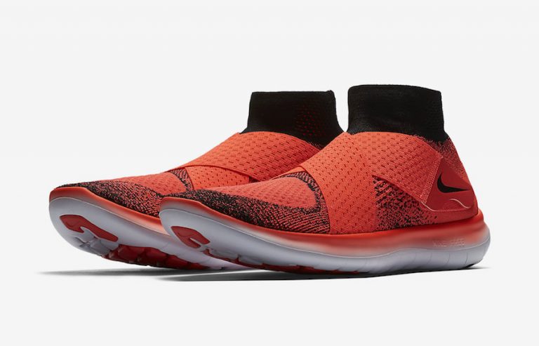 nike free rn flyknit crimson pulse