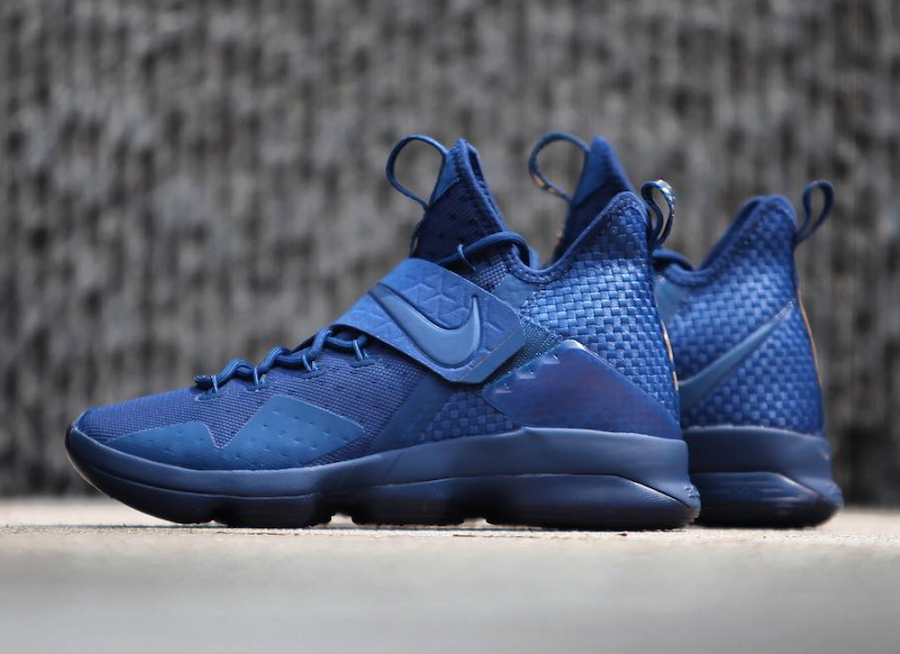 lebron 14 grey and blue