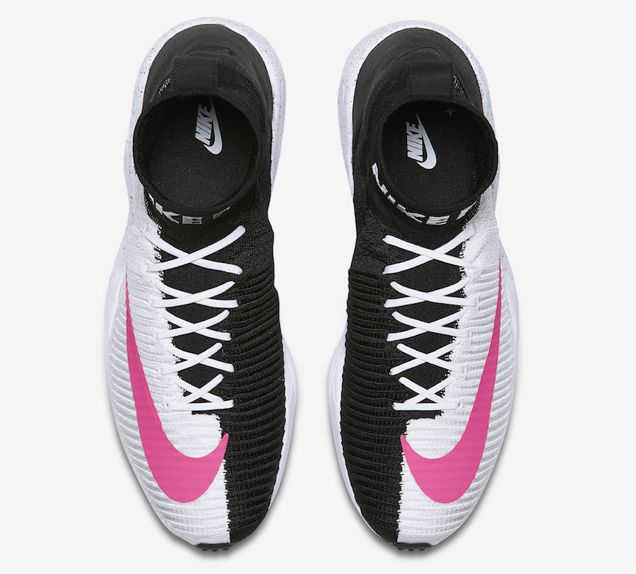 Nike Zoom Mercurial Flyknit IX FC Black White Pink - Sneaker Bar Detroit