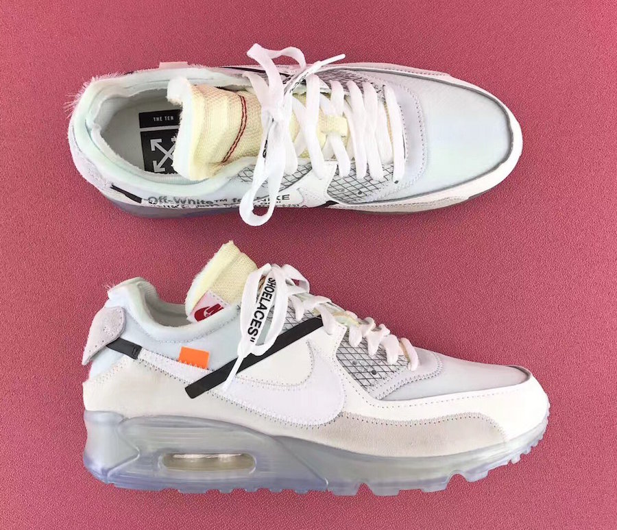 off white air max 90 ice