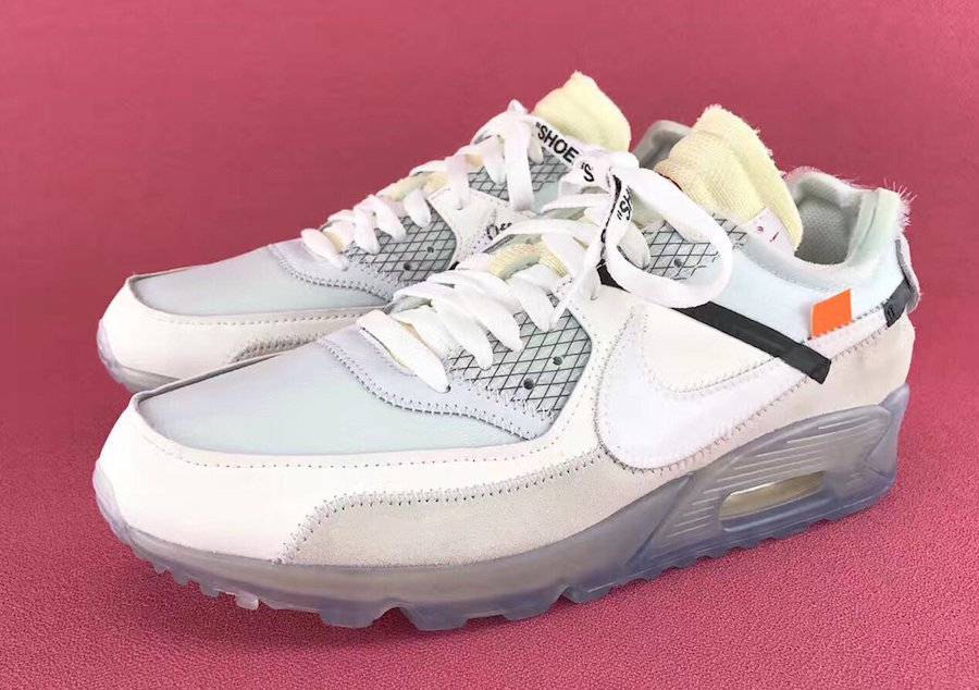 OFF-WHITE x Nike Air Max 90 Ice 10X AA7293-100 - SoleSnk