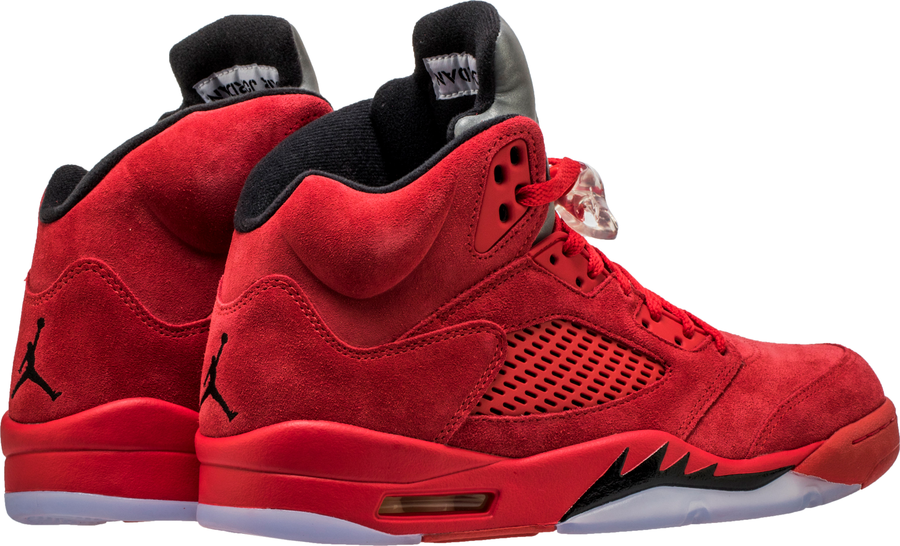 air jordan 5 red suede foot locker