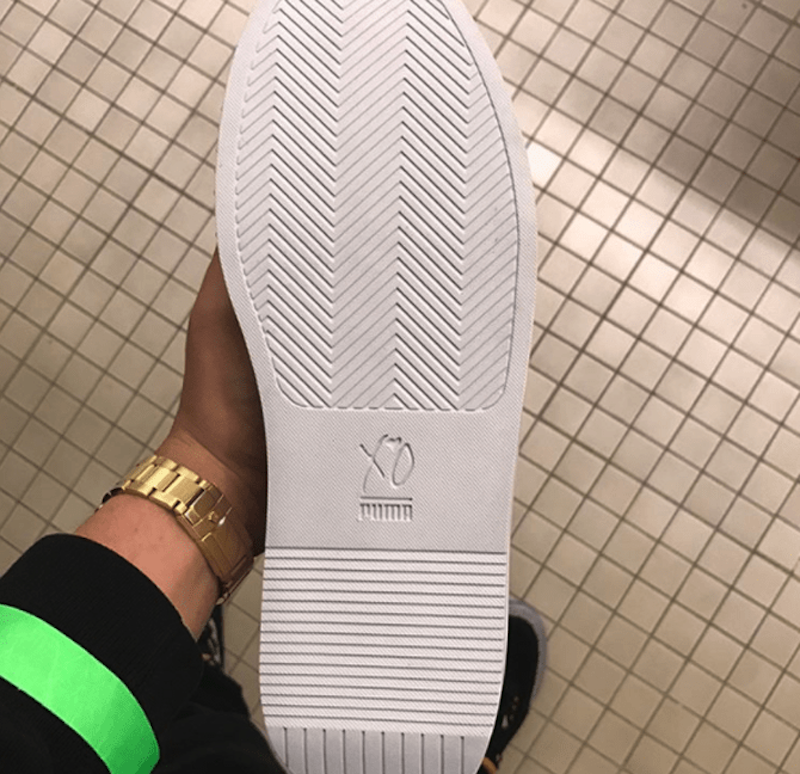 The Weeknd PUMA XO Sneakers Outsole
