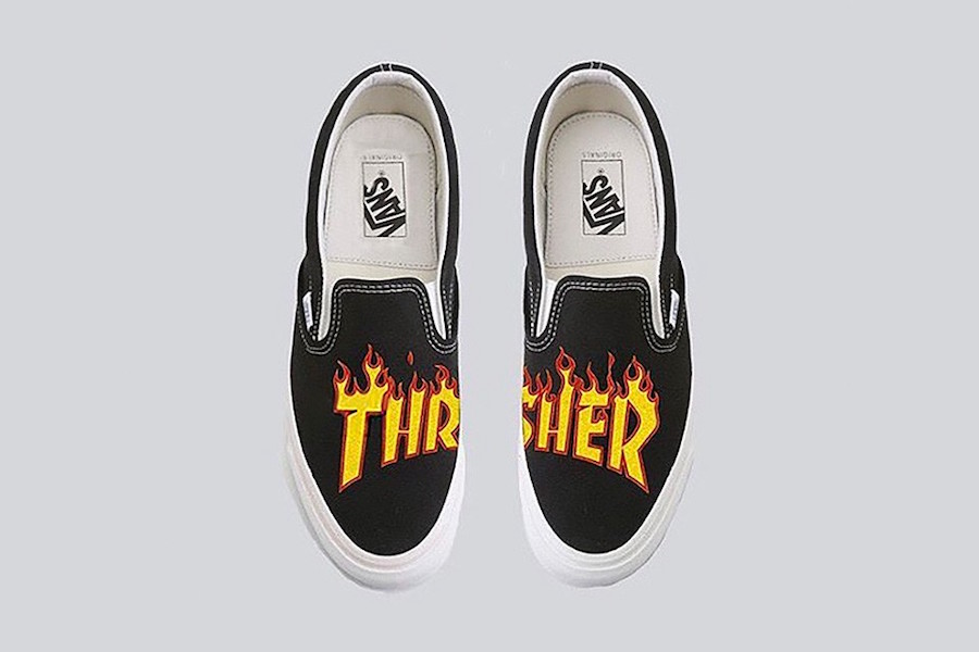 Thrasher x Vans Slip-On Sk8-Hi