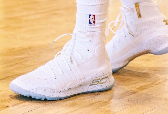curry 4s white gold