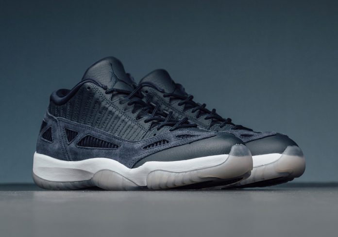 jordan-11-ie-low-navy-white Air Jordan 11 IE Low Navy White