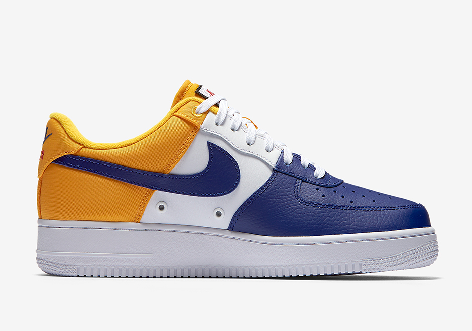 Nike Air Force 1 Low Mini Swoosh FC Barcelona Color: Deep Royal Blue/University Gold-University Red Style Code: 823511-404 Release Date: Summer 2017