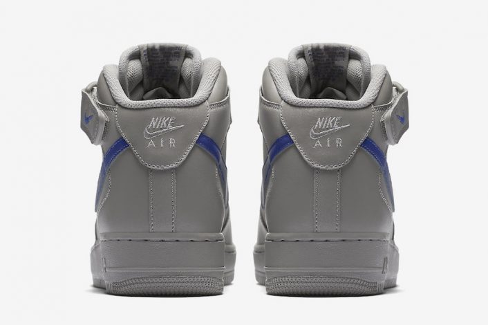 Nike Air Force 1 Mid Dust Grey Royal Blue - Sneaker Bar Detroit