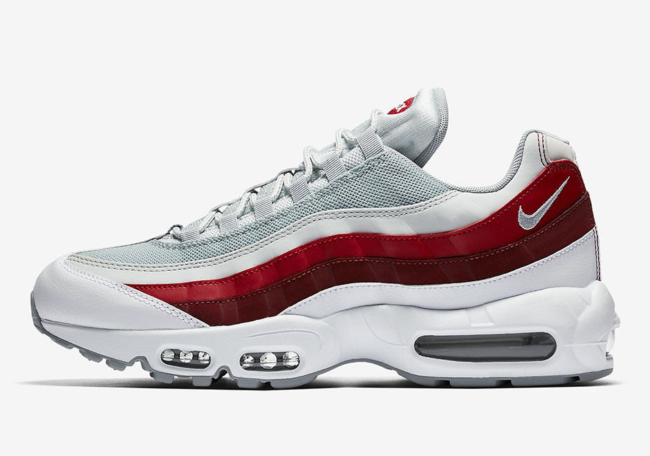 red white and grey air max 95