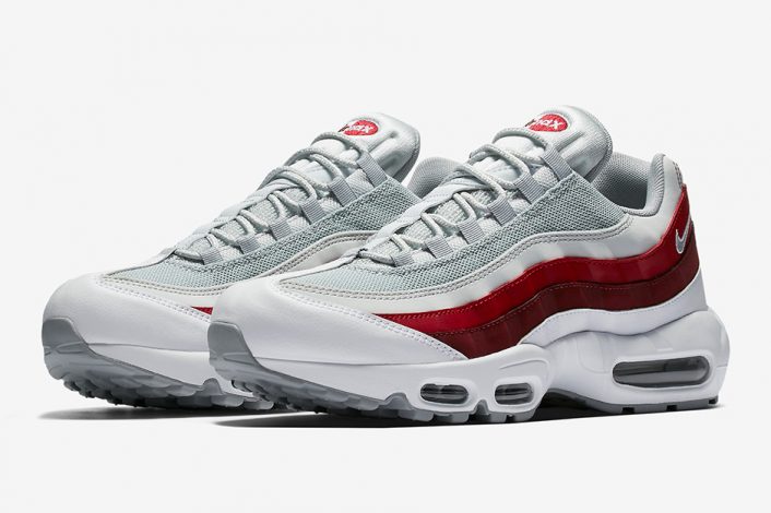 navy blue and red air max 95