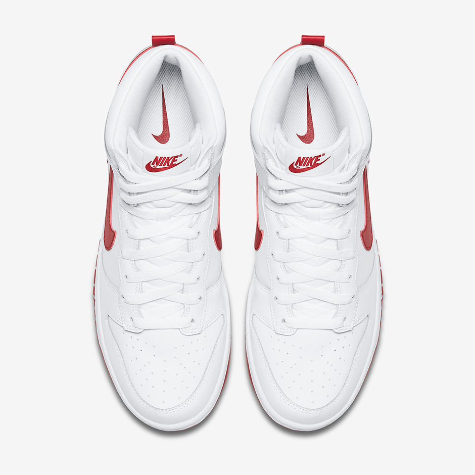 Nike Dunk High White Red