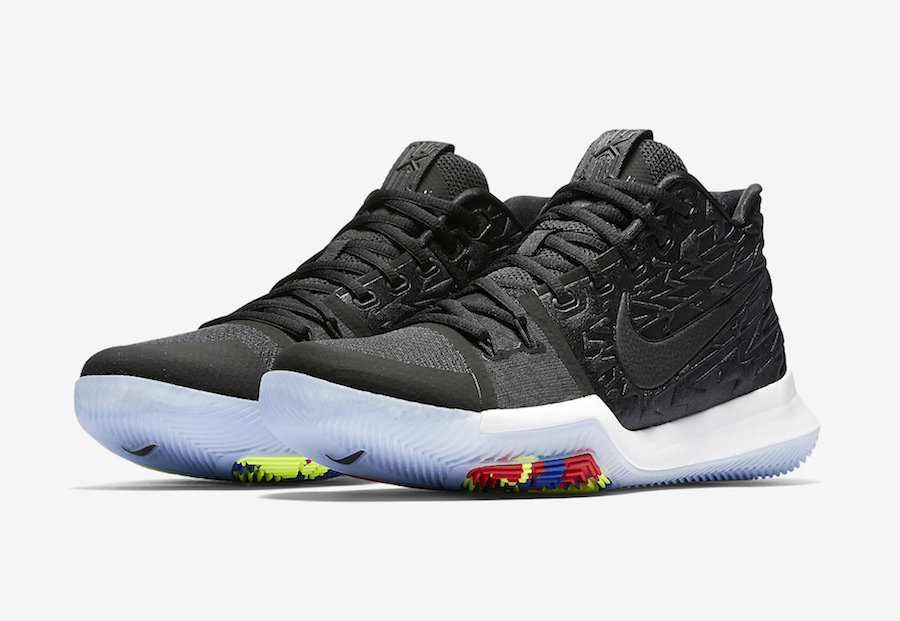 Nike Kyrie 3 Black Ice Color: Black/White Style Code: 852395-009 Release Date: June 15, 2017 Price: $120