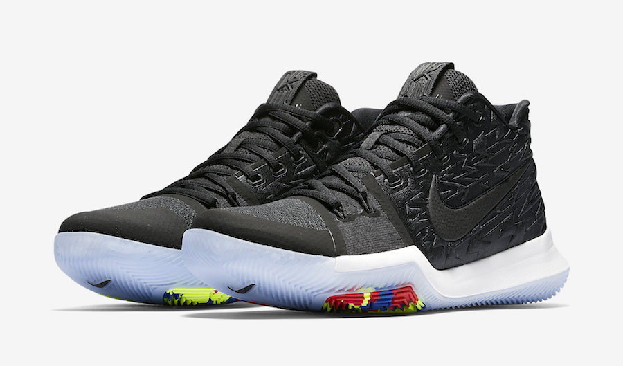 Nike Kyrie 3 Black Ice Color: Black/White Style Code: 852395-009 Release Date: June 15, 2017 Price: $120