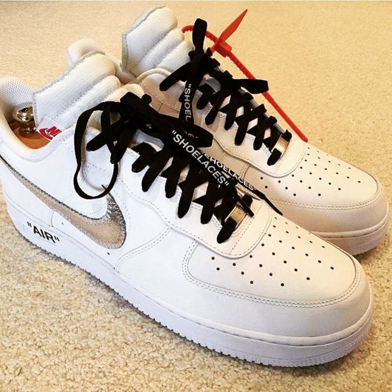 off white nike air force 1 white release date