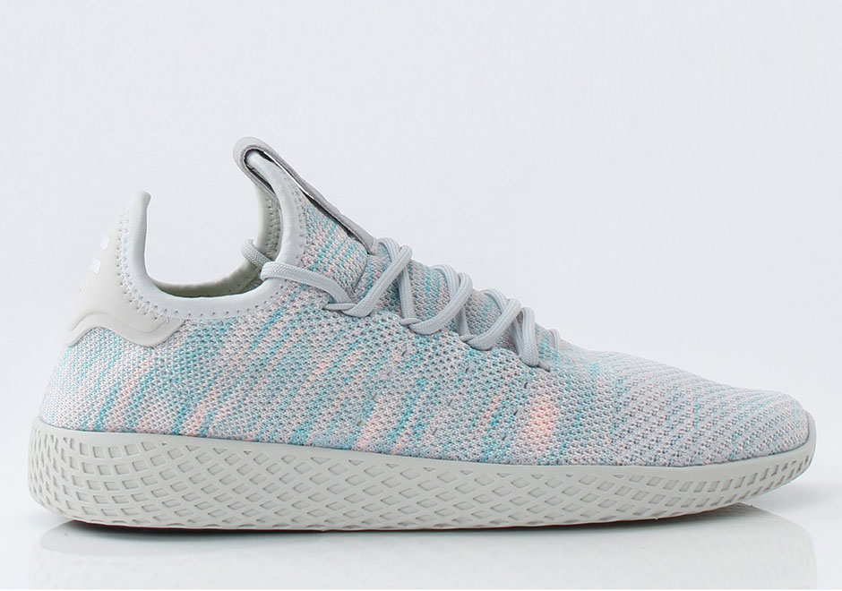 Pharrell x adidas Tennis Hu Summer 2017 Release Date Price $130 Style Code: BY2671 (Light Blue) Style Code: BY2672 (Tan) Style Code: BY2673 (Multi-color) Style Code: CQ1872 (Teal)