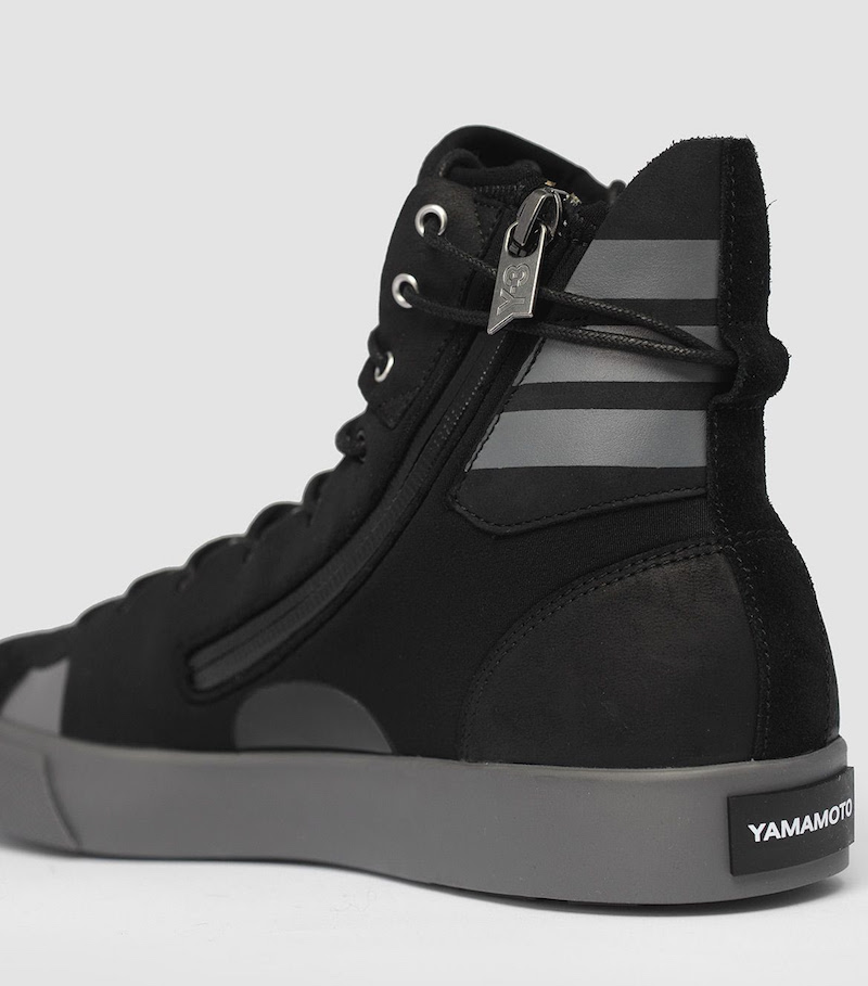 Y-3 Sen High Top Black Sneaker