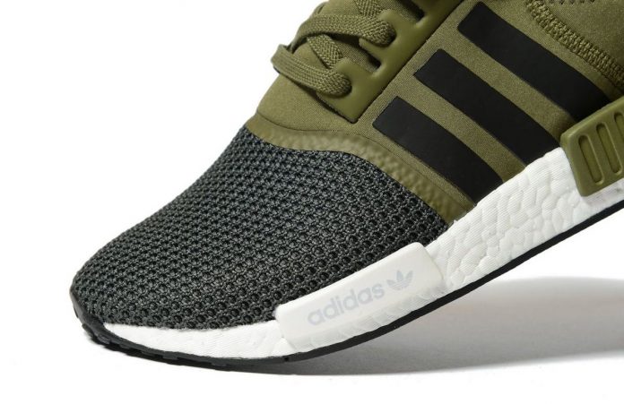 adidas NMD R1 Olive Green Mesh Toe - Sneaker Bar Detroit