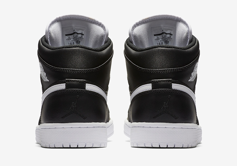 Air Jordan 1 Mid Black White 554724-038 - Sneaker Bar Detroit
